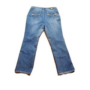 Earl  womens  Bootcut Embroidered Jeans 14 x 32